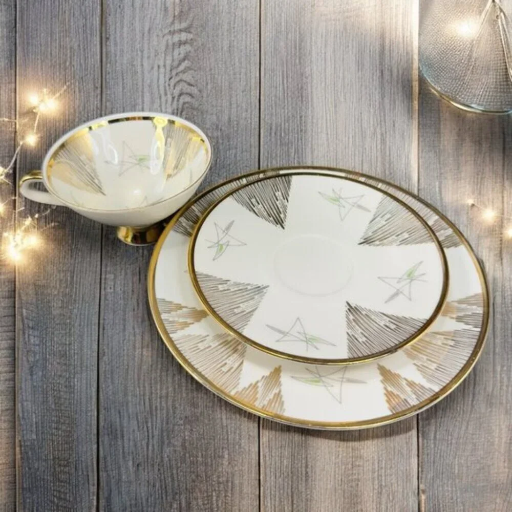 Winterling Marktleuthen Bavaria Plate Teacup And Saucer‎ Set 3 Pieces Porcelain